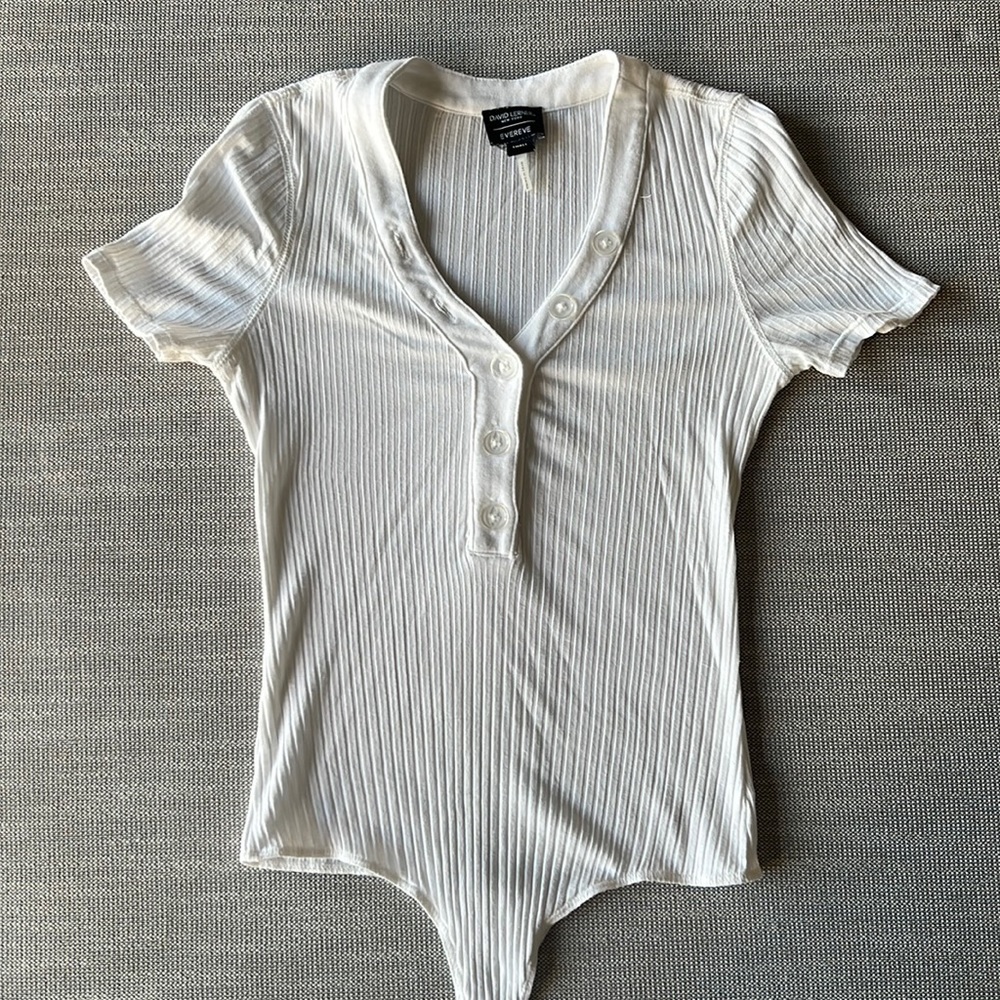 Vneck T-shirt body suit